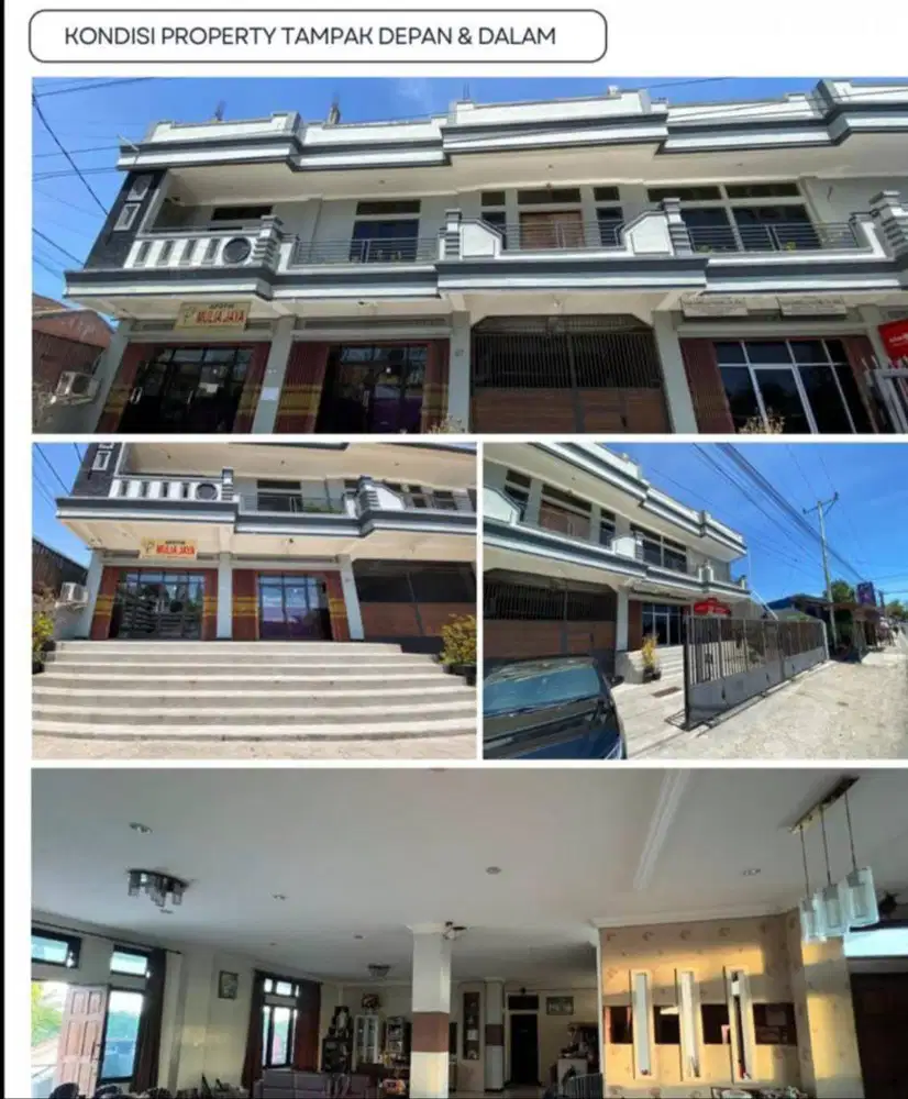 Dijual Ruko Komersial 4Jejer Kupang NTT Dekat Lippo Mall
