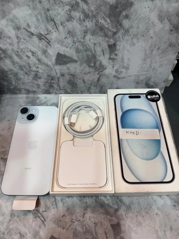 DI JUAL IPHONE 15 256 BNOB(Brand New Open Box) unit baru harga second
