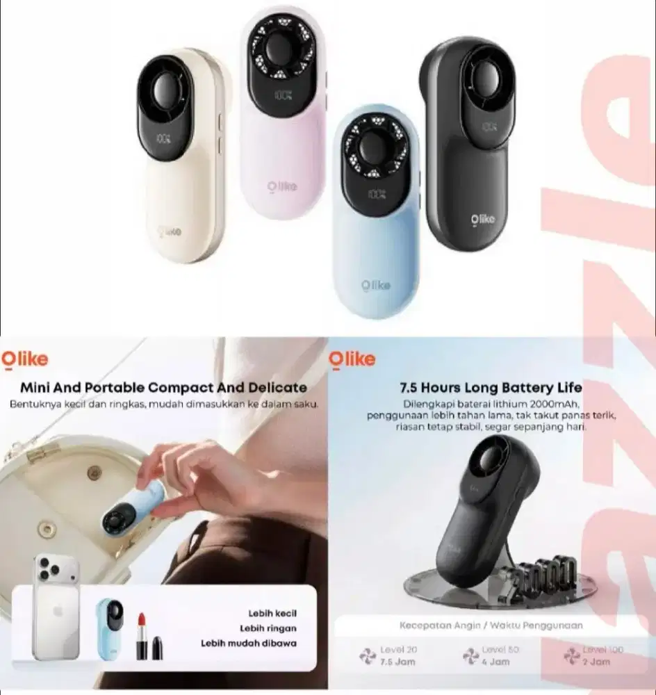 Kipas mini portable Olike PF11
