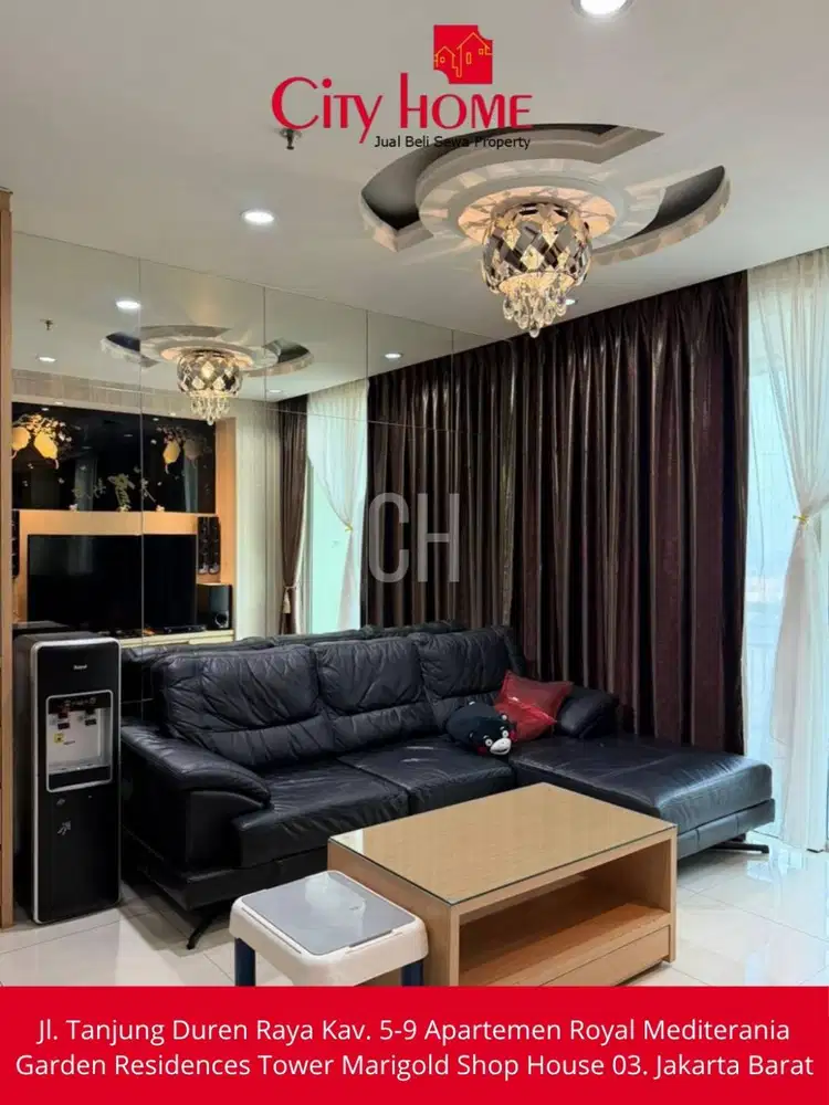 Dijual Apartemen Furnished 2+1 BR di Central Park Residences