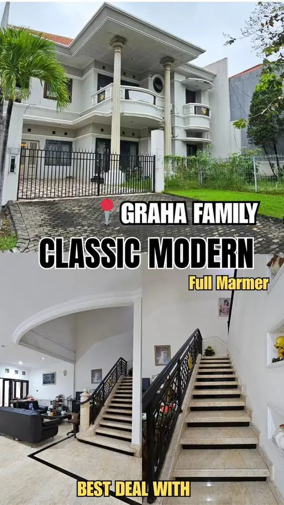 BEST DEAL! RUMAH ELITE GRAHA FAMILI / FAMILY SEMI CLASSIC TERAWAT