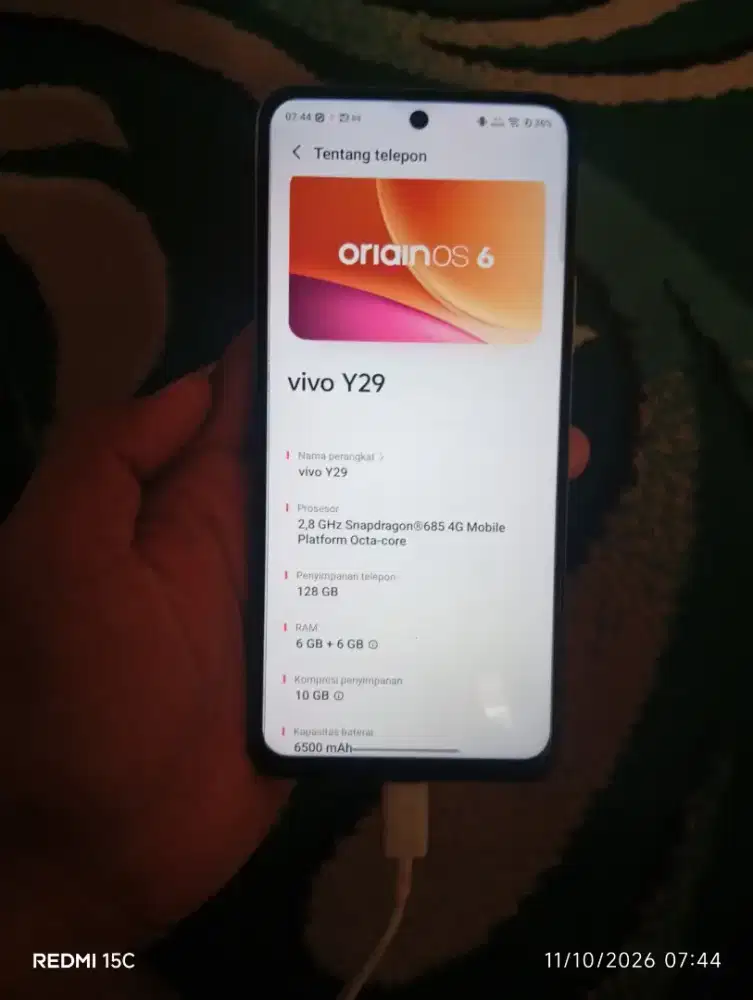 Vivo y29 6/128 white