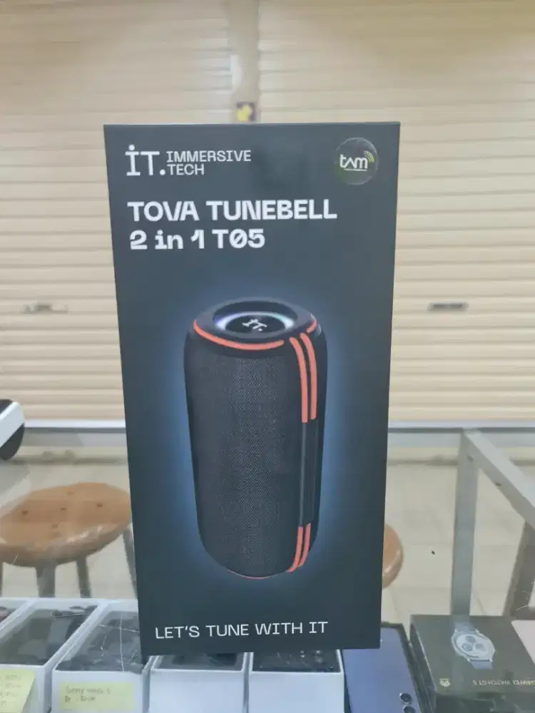 Unit EX Display Speaker bluetoth IT Tova TUNEBELL 2 in 1 T05