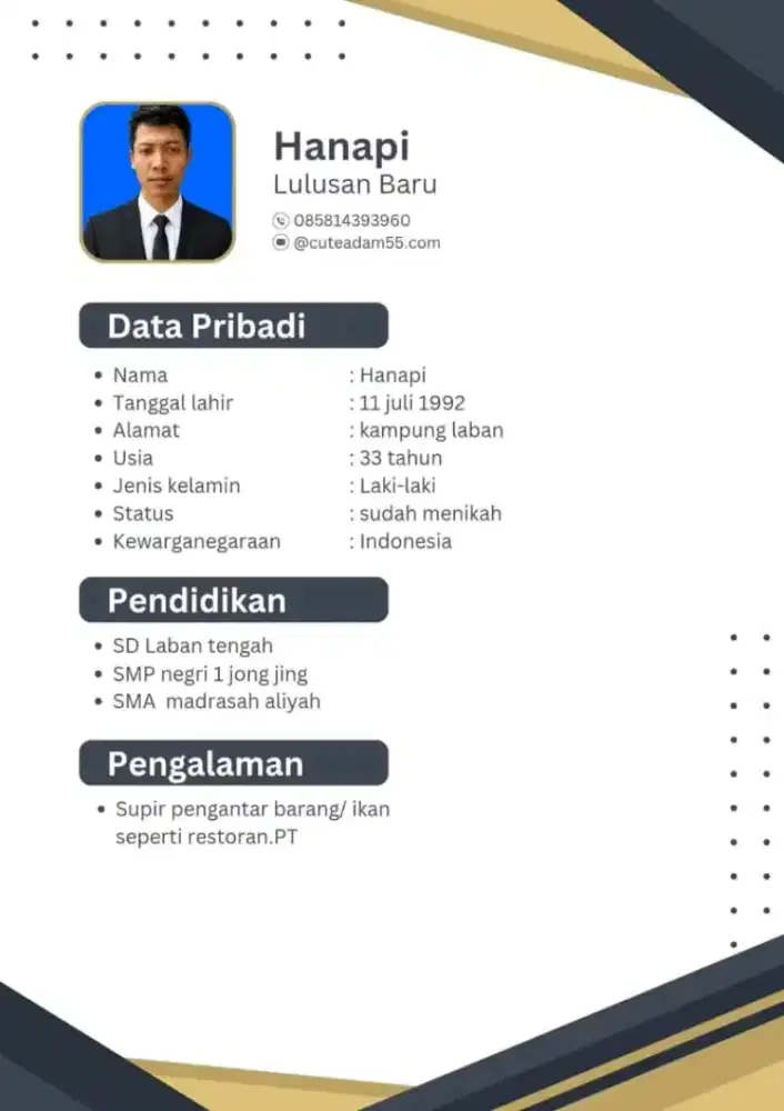 Cari kerja driver SIM B1 umum