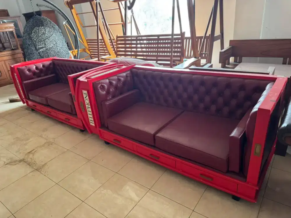 SOFA BANGKU KAYU LONDON BARU FURNITURE