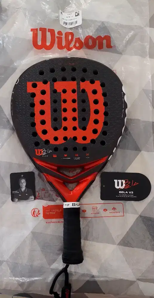 Raket Padel Wilson Bela Pro V3 2026 Carbon 24K