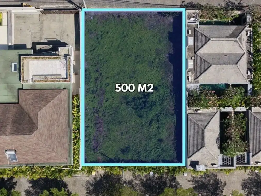 500 sqm Freehold Land for Sale Near Berawa Beach – Tibubeneng
