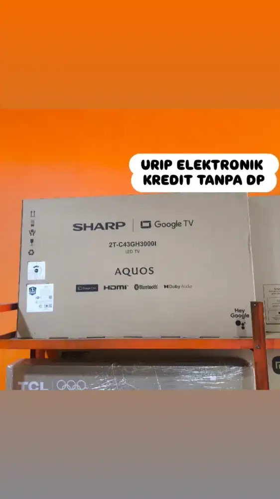 SHARP GOOGLE TV 43 INCH KREDIT TANPA DP
