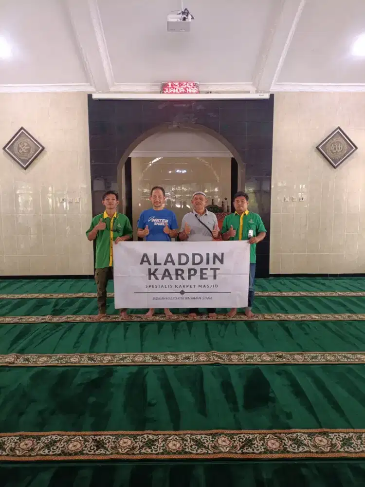 KARPET MASJID PER METER 13 MM AL NAMAZ ALADDIN KARPET