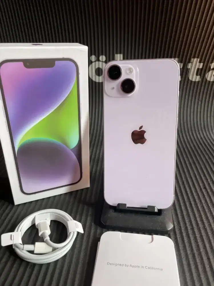 Iphone 14 128gb purple inter all operator likenew mulus no minus