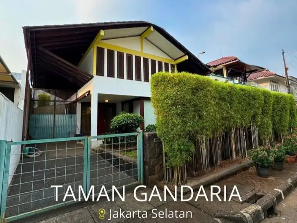 Disewakan Rumah di Taman Gandaria - Jakarta Selatan