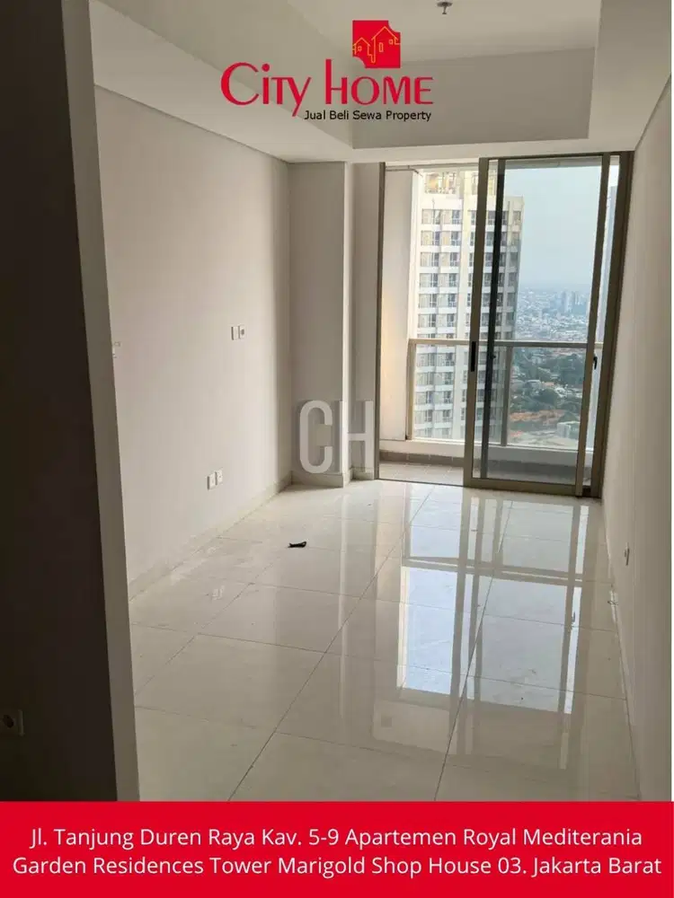 Dijual 2BR Taman Anggrek Residence 50m², Bebas Desain Sesuai Selera