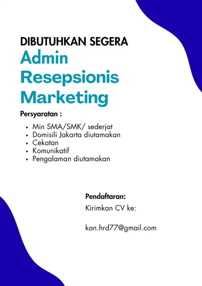 BUTUH SEGERA... SECEPATNYA...
