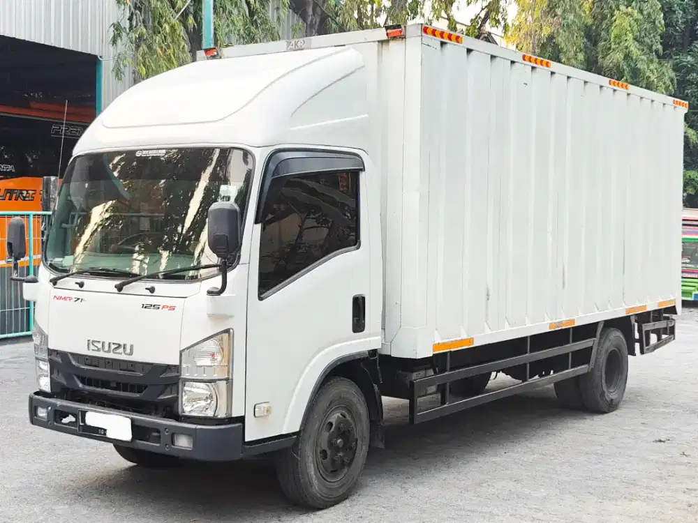 Euro2 Solar Isuzu ELF 2021 NMR 71 Long 6 Roda Box Besi Jumbo 2022 Ori