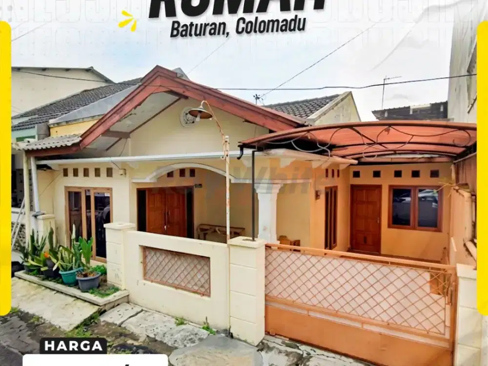Disewakan Rumah Strategis di Baturan, Colomadu
