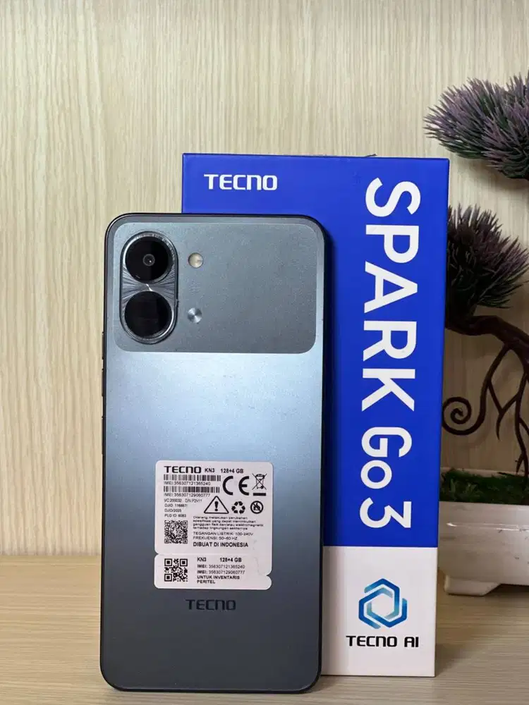 Tecno Spark Go 3 4/128GB Fullset Normal