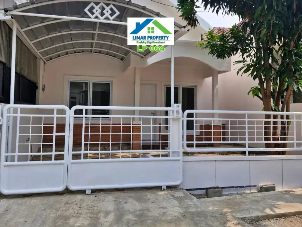 Rumah Sudah Renovasi Harga Bagus Cluster Favourite Limus Pratama Regency