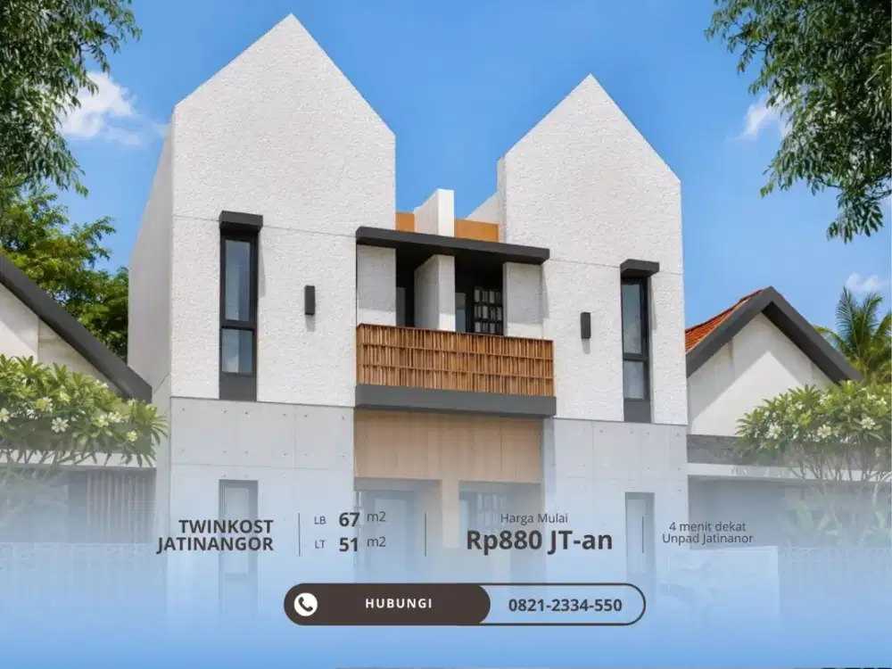 Peluang Passive Income, Rumah Kost 4 Kamar Strategis Dekat Unpad Jatinangor