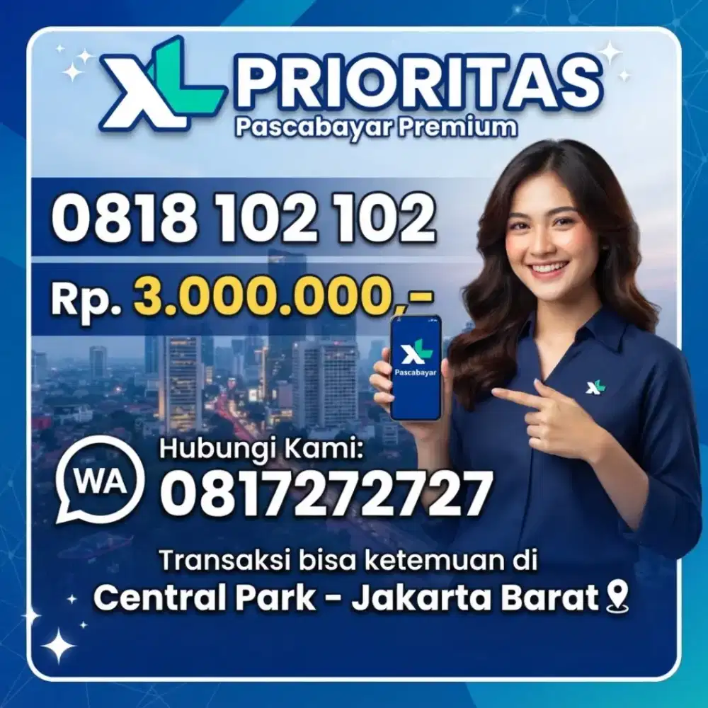 NOMOR CANTIK XL 102 102