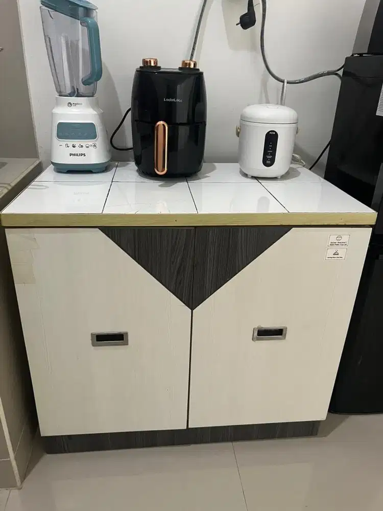 Lemari dapur kitchen set rak piring organizer