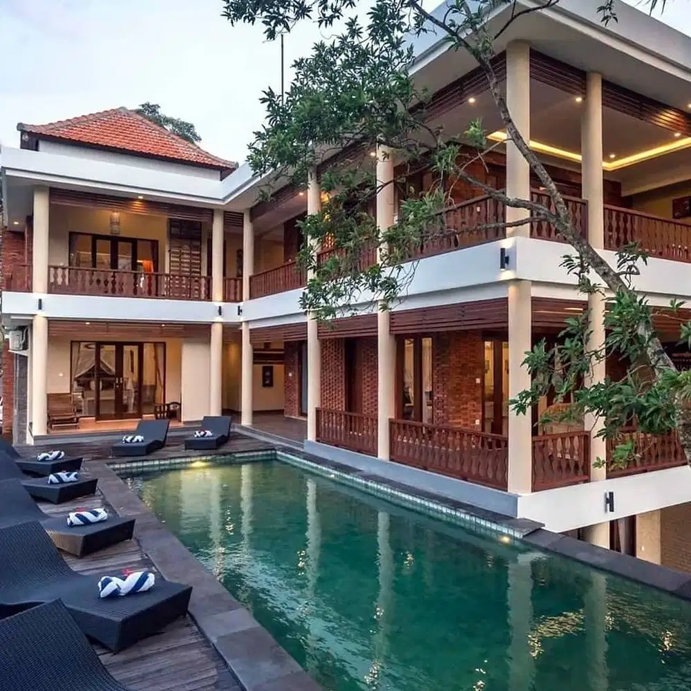 Dijual Hotel Butik 7 Kamar Beroperasi, Ubud - SHM 621 m2, PBG Hotel