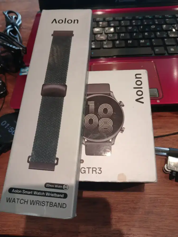 WTS SMARTWATCH AOLON GTR 3 + STRAP