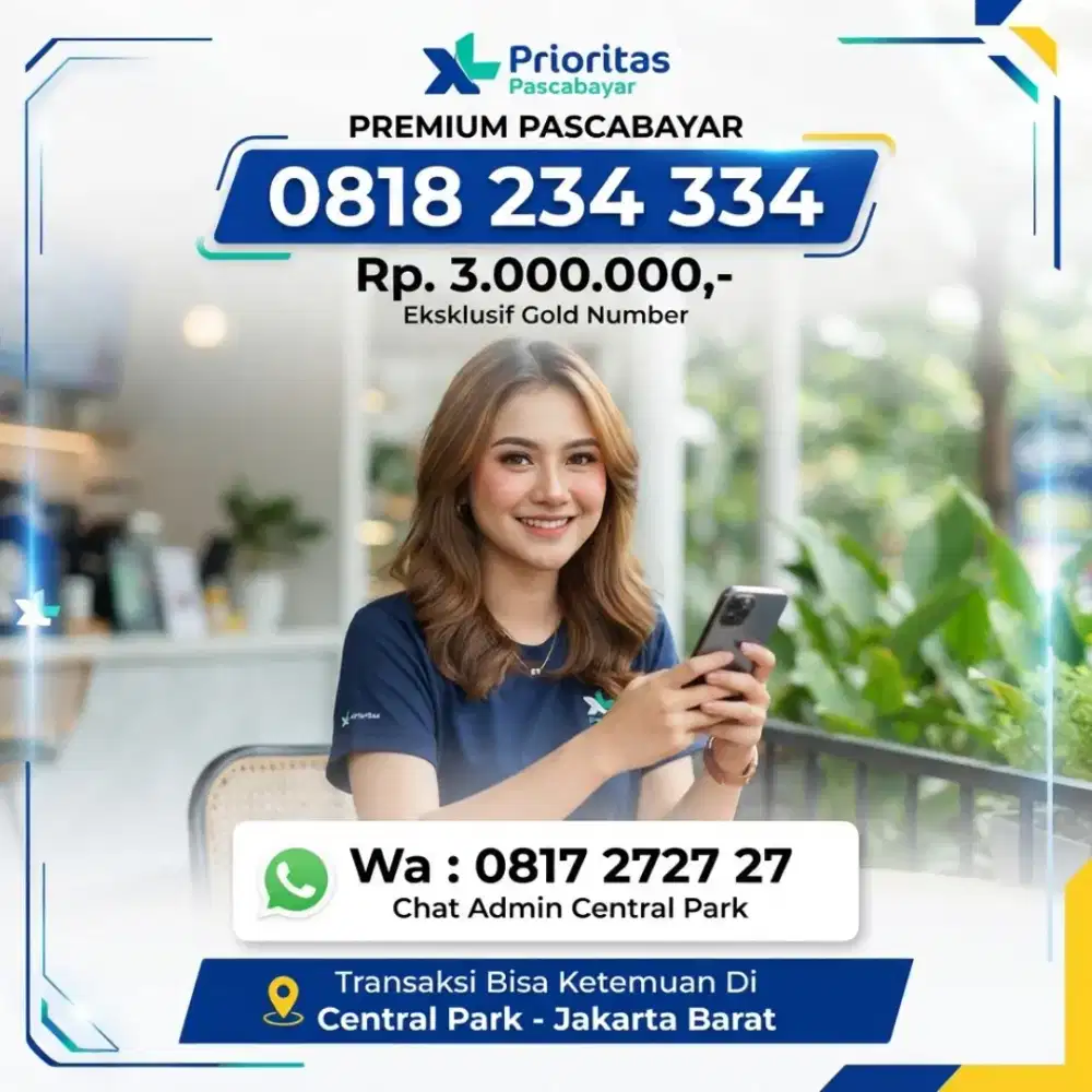 NOMOR CANTIK XL 234 334