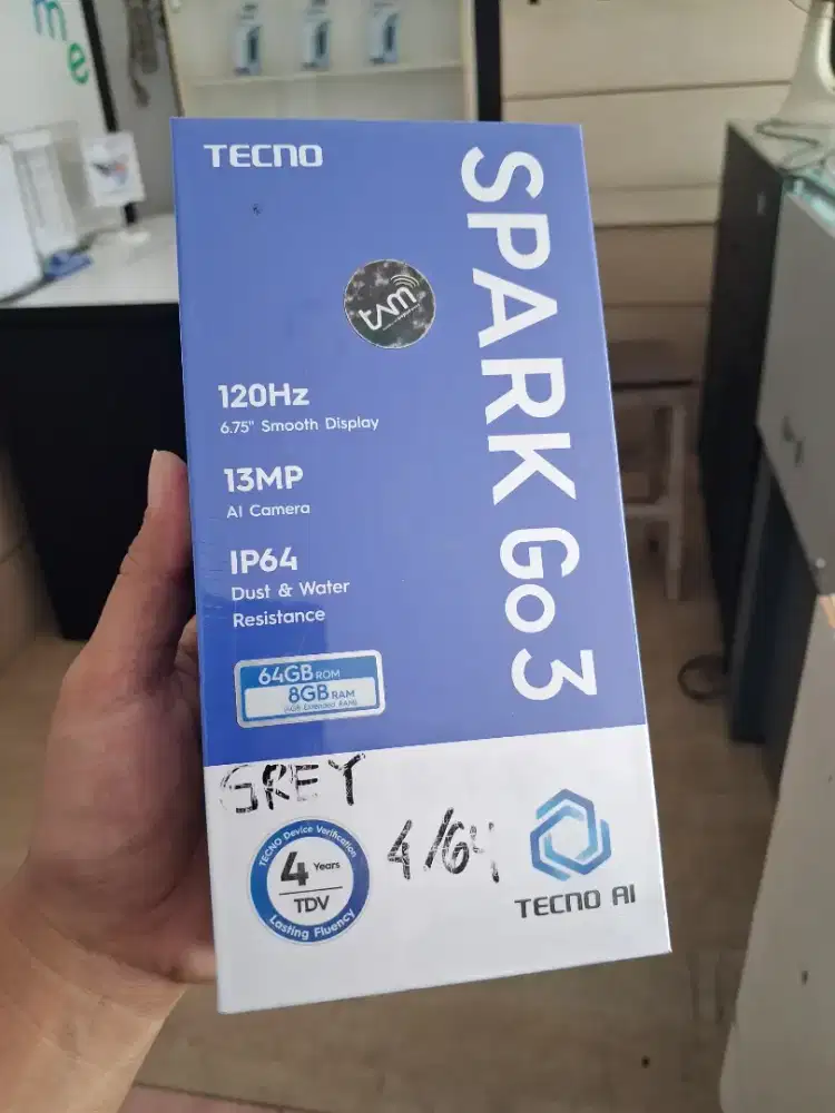 Tecno Spark Go 3 4/64GB New