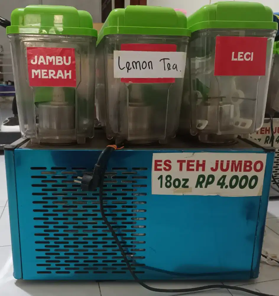 DIJUAL JUICER MESIN DISPENSER MINUMAN 3 TABUNG