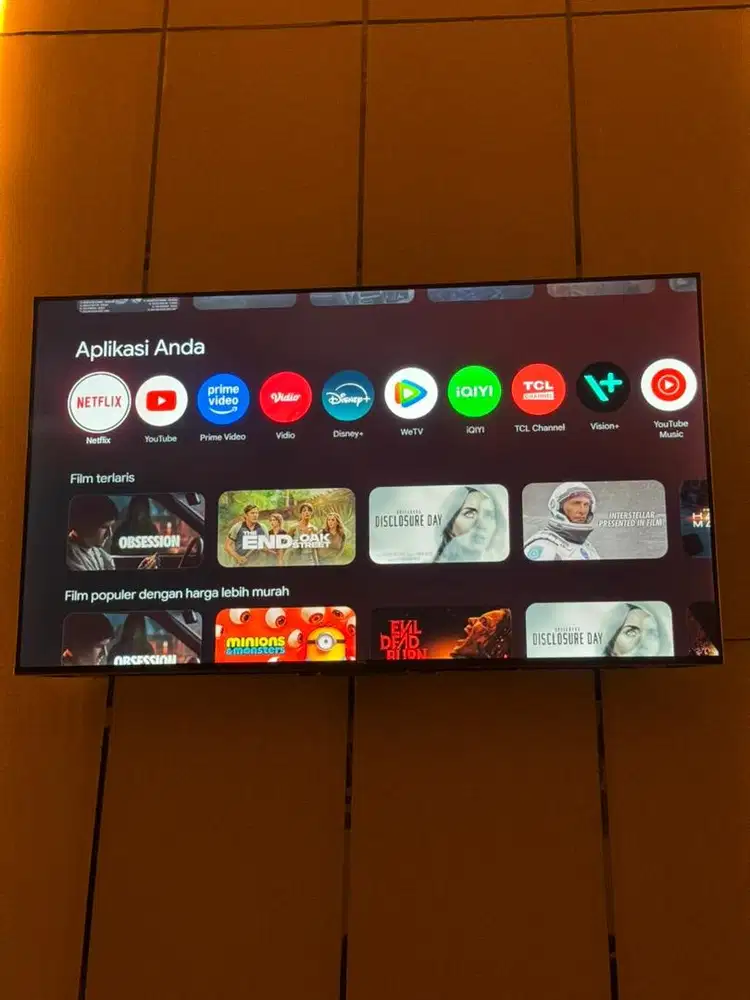 Tv tcl android 50 inch 4k