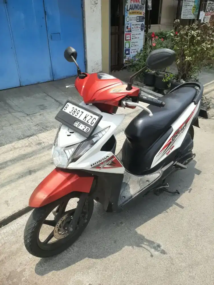 Honda Beat ESP 2016 ss lengkap mesin bagus plat Bekasi Kota,stater On