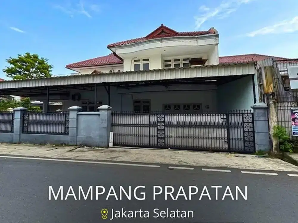Dijual Rumah posisi Hoek di Mampang Prapatan - Jakarta Selatan