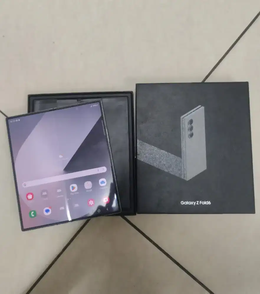 Samsung z fold 6 ram 12/256 fullset mulus resmi sein