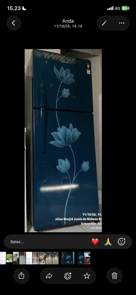 kulkas dua pintu
