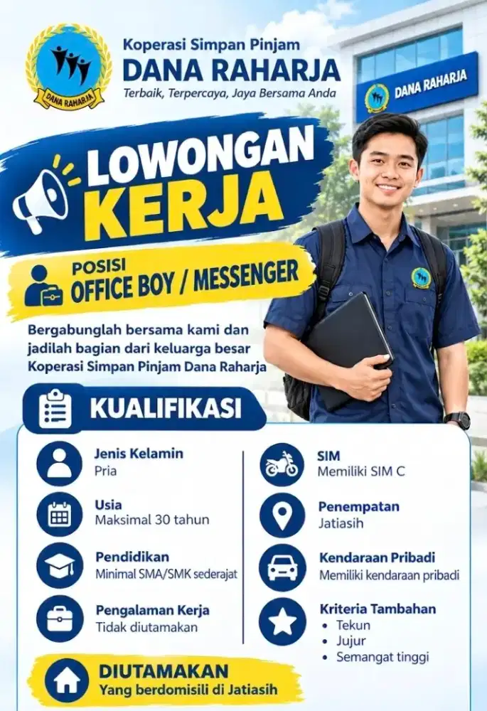 Dibutuhkan Segera OB serta Massenger