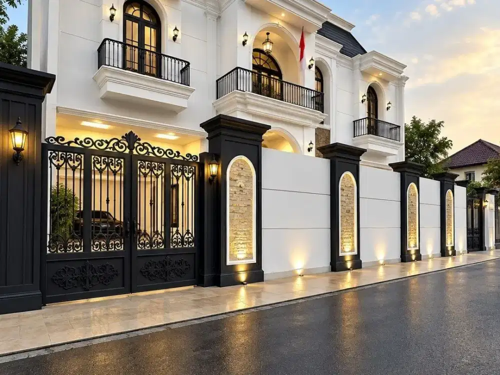 899 Rumah Baru 2 Lt  American Classic with Private Swimming Pool di Jatipadang