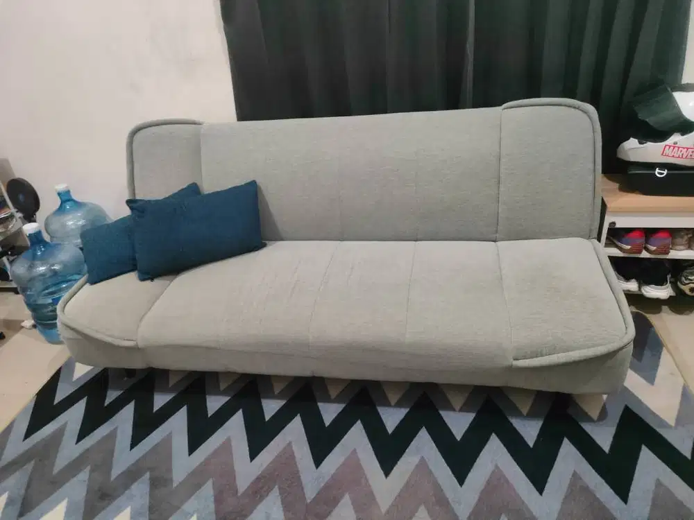 Atria Aprilia Sofabed Dua Dudukan 180 X 92 X 78 Fabric Grey