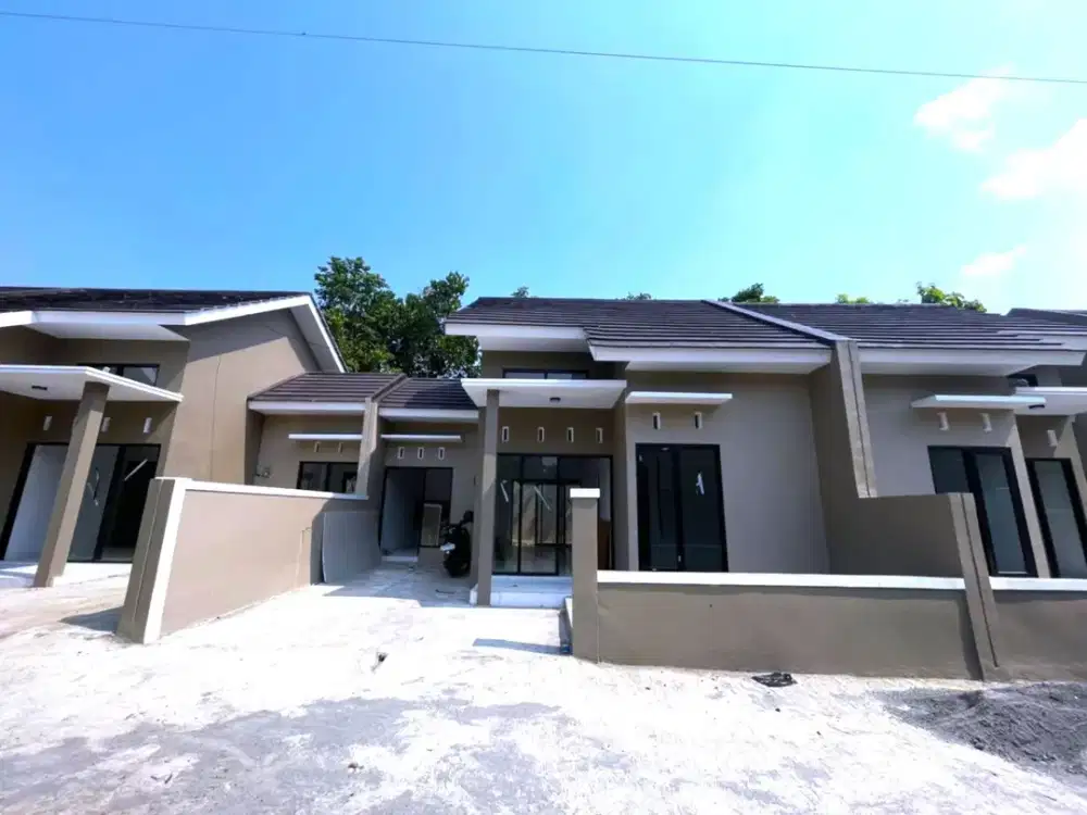 Cuma 250m ke Jl Raya Kebon Agung! Rumah Klaster Sleman Barat 390 Jt SHM