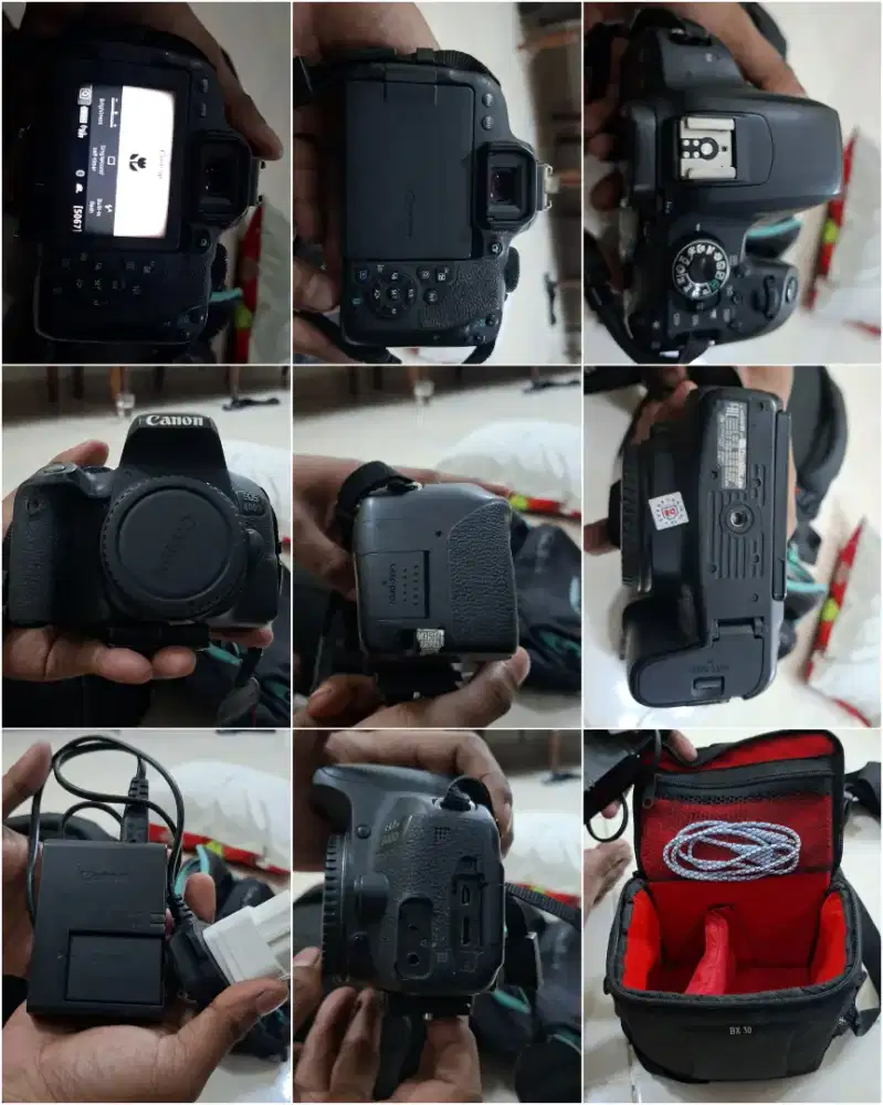 Kamera DSLR Canon EOS 800D Body Only + Bonus Tas