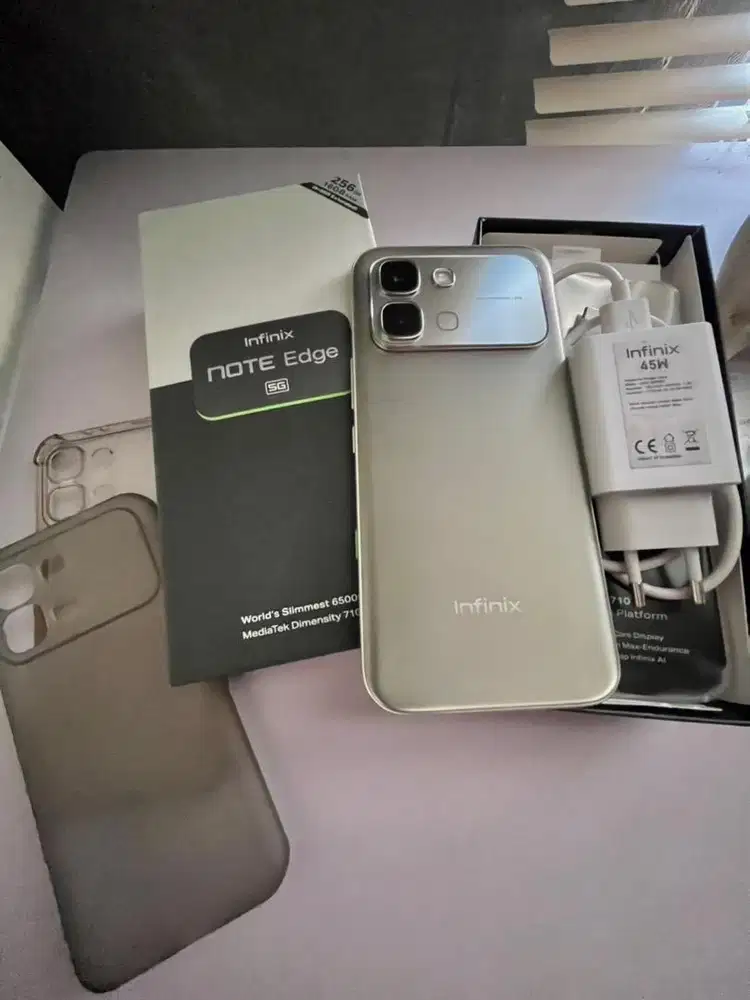 DIJUAL INFINIX NOTE EDGE 5G 8/256 GB — MULUS, PEMAKAIAN 4 BULAN!
