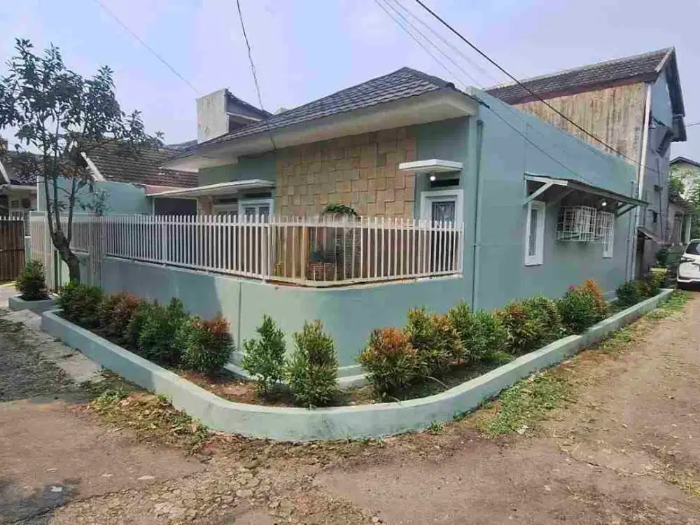 Rumah Hoek di Laladon Indah Bogor! Sudah Baja Ringan Bangunan Sangat Siap Huni Tinggal Bawa Baju!