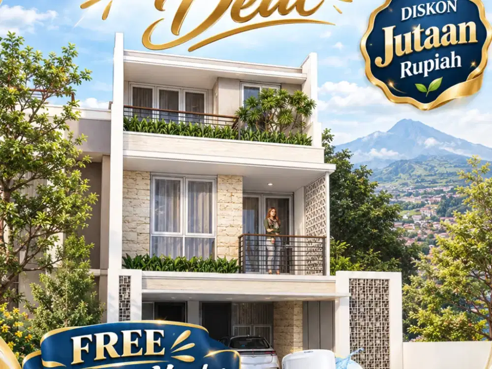 SISA 1 UNIT BONUS KOLAM RENANG LOKASI TENGAH KOTA BATU