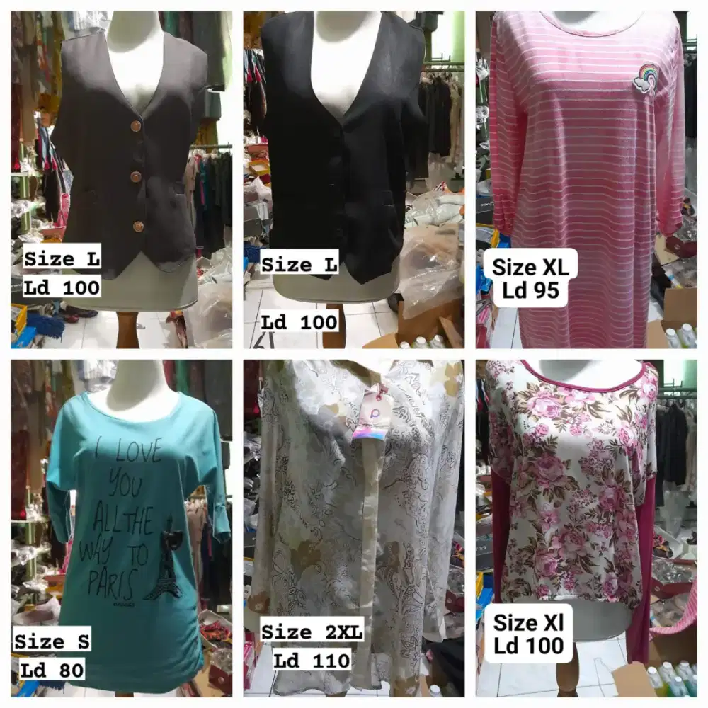 Kemeja atasan wanitA
