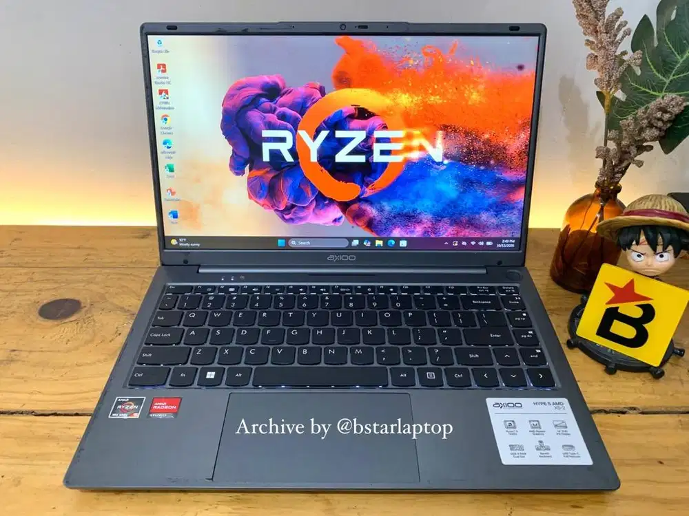 Laptop Axioo Hype 5 AMD Ryzen 5 7430U RAM 8 / 256 SSD Layar FHD