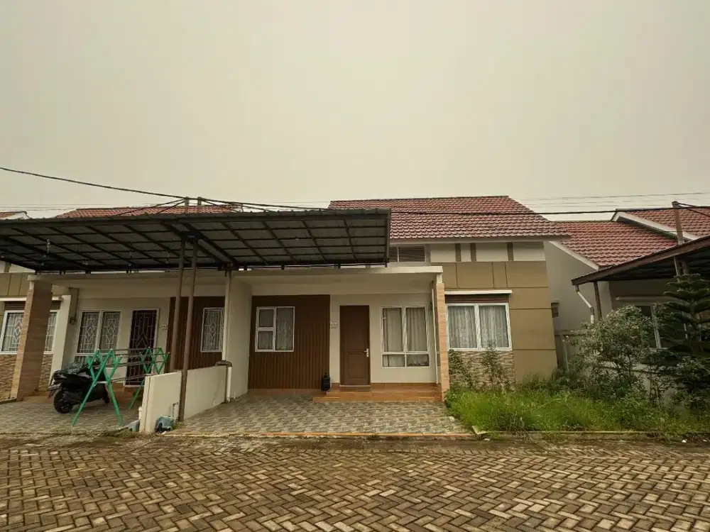 Rumah sewa, siap huni dengan lokasi dalam cluster yang aman
