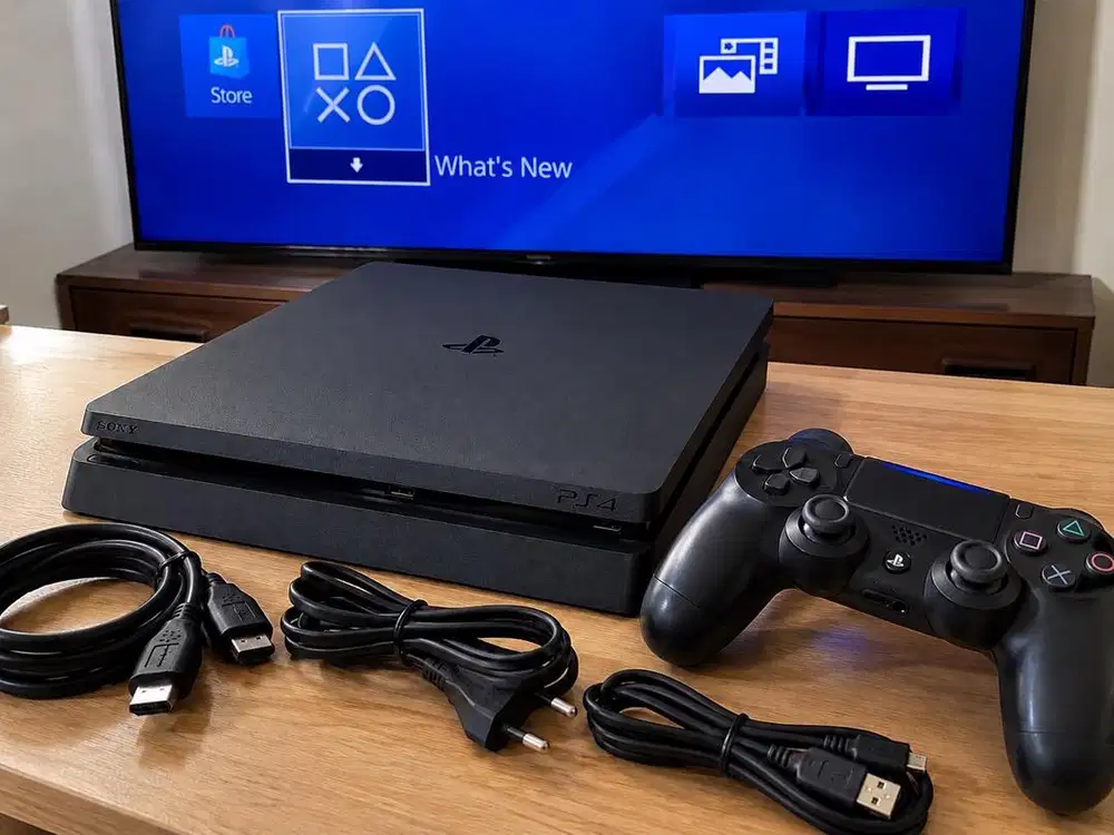 Jual ps 4 slim 1 TB original bisa online