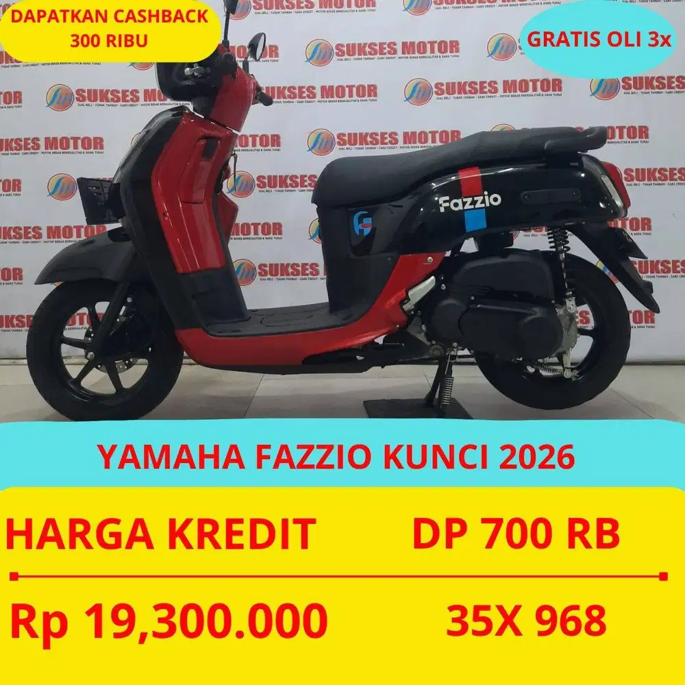 YAMAHA FAZZIO KUNCI 2026 DP MURAH 700 RIBU GUYSS