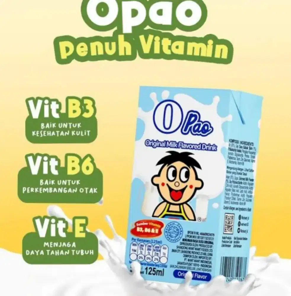 Susu Anak Bergizi dan Bernutrisi OPAO