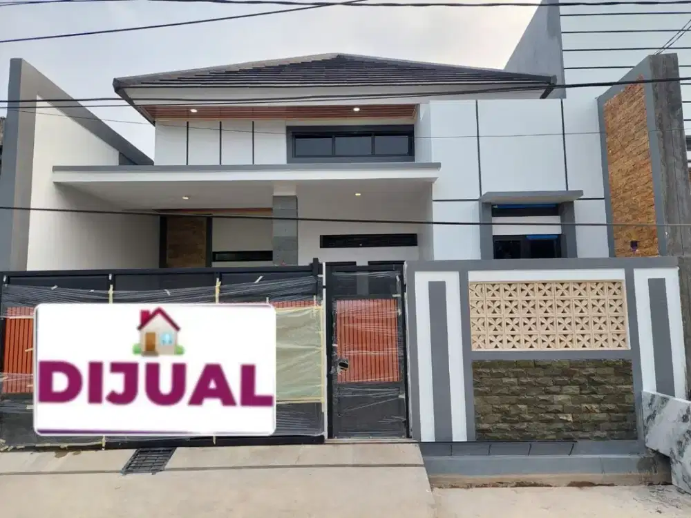 Rumah Minimalis Modern Bebas Banjir di Bulak Macan Permai Bekasi