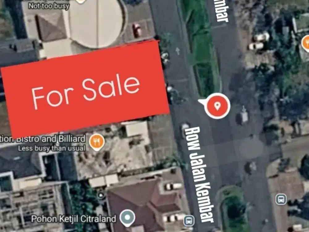 For Sale Kavling Komersial Premium Location di Citraland Utama Sederet dengan Superindo